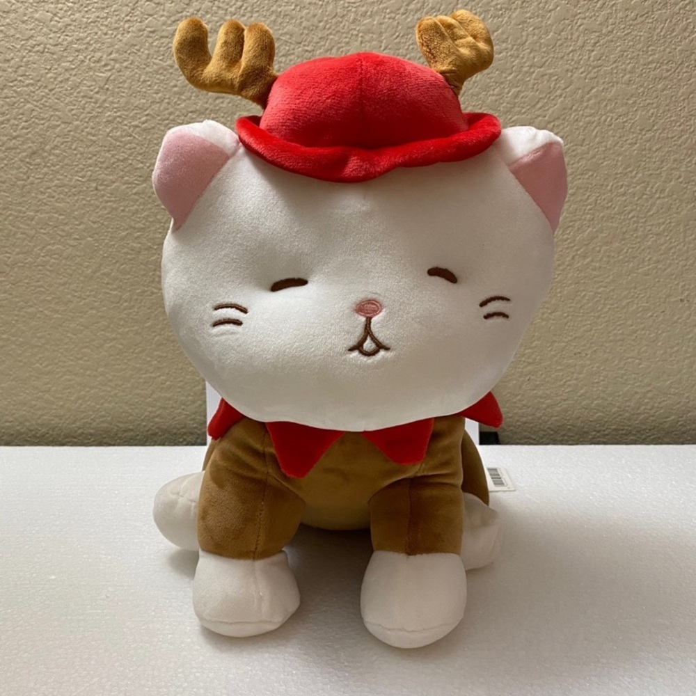 Kitten Christmas Holiday Plush 11.8” NWT